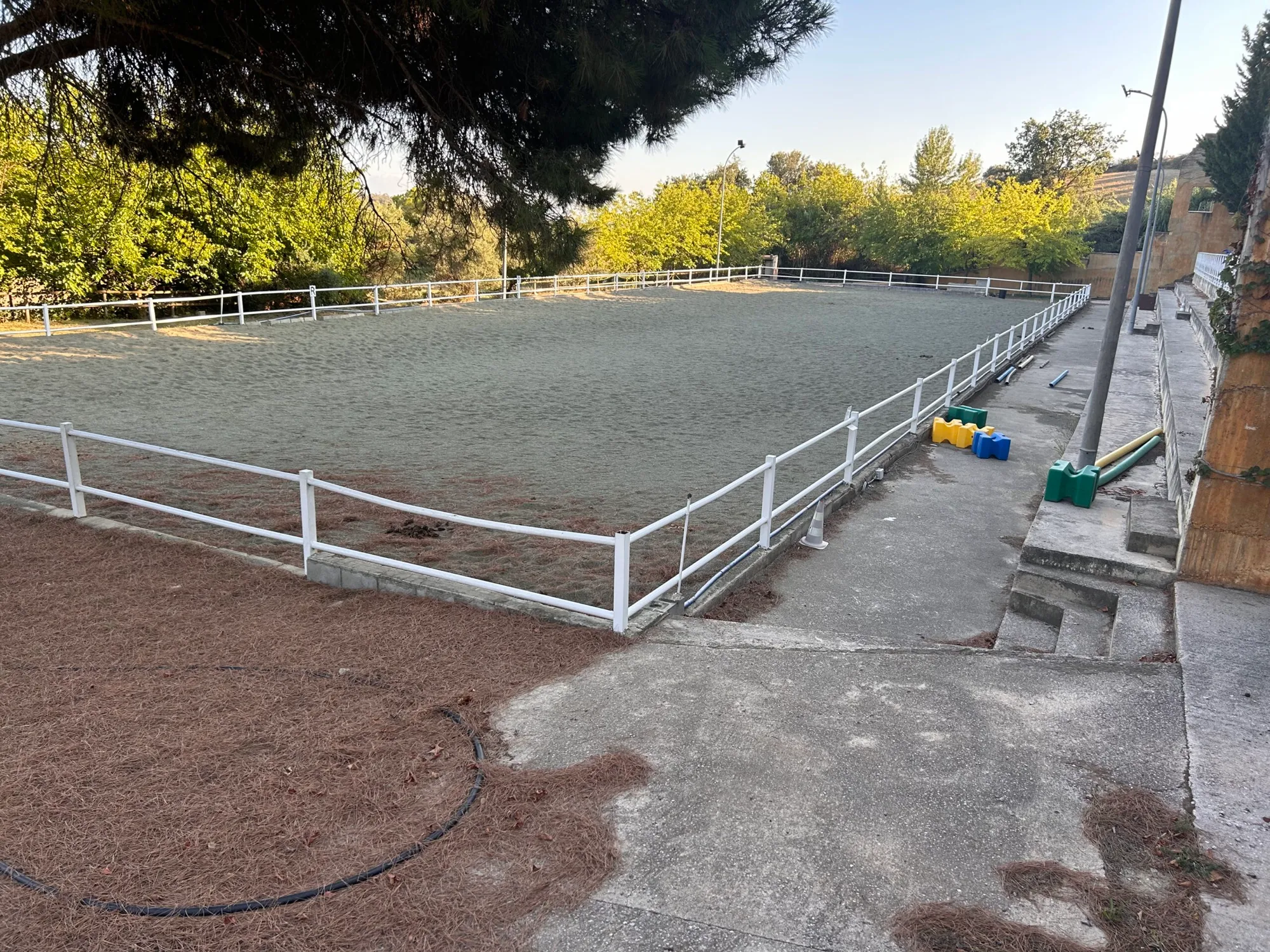 Pista exterior de arena